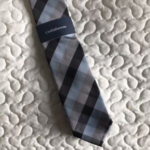 NWT Croft and Barrow plaid tie